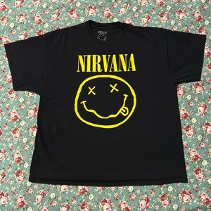 NIRVANA t-shirt black: 2XL band shirt, used, excellent condition. Vintage grunge